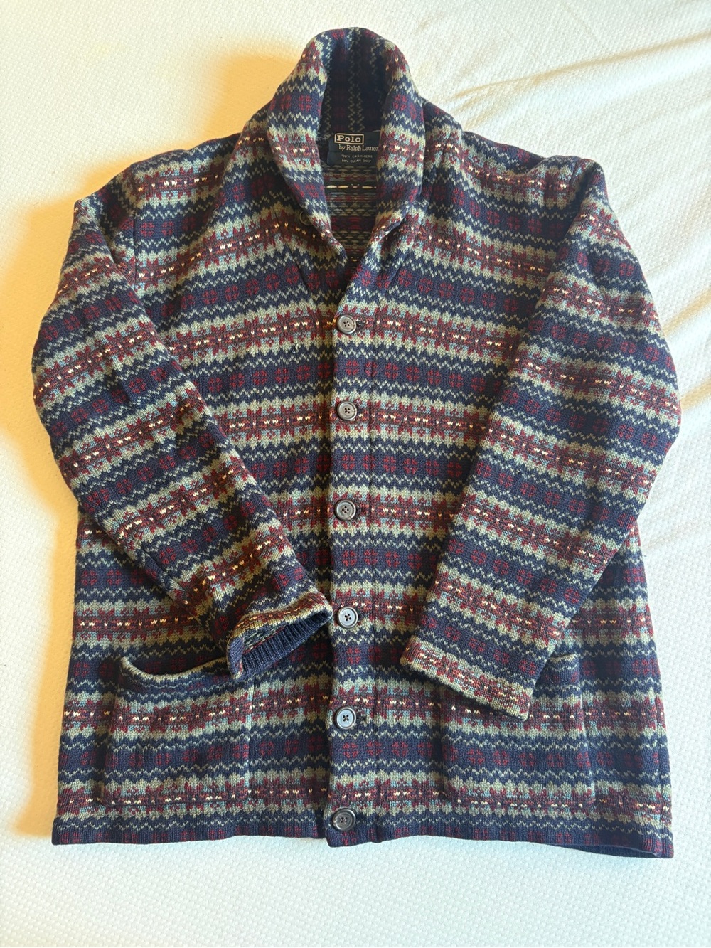 Polo Ralph Lauren Multi-Color Fair Isle Cardigan